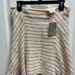 Anthropology Multicolor Striped Women's Skirt